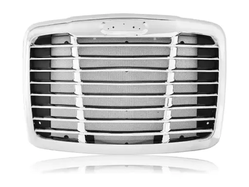 2008-2017 Freightliner Cascadia Center Mesh with Insect Screen, Chrome Plated